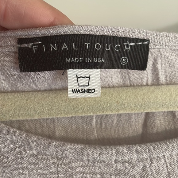 Flowey, grey dress. Loose fit. - Picture 3 of 3